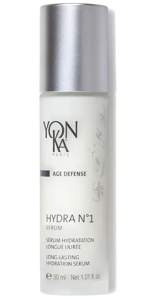 Yon-Ka Hydra No.1 Face Serum (30ml) Age Defense Skin Care, Intensive Hydration Booster with Hyaluronic Acid and Aloe Vera, Dry and Mature Skin, Paraben-Free